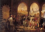 Antoine Jean Gros Bonaparte Visiting the Pesthouse in Jaffa, March 11, 1799 painting